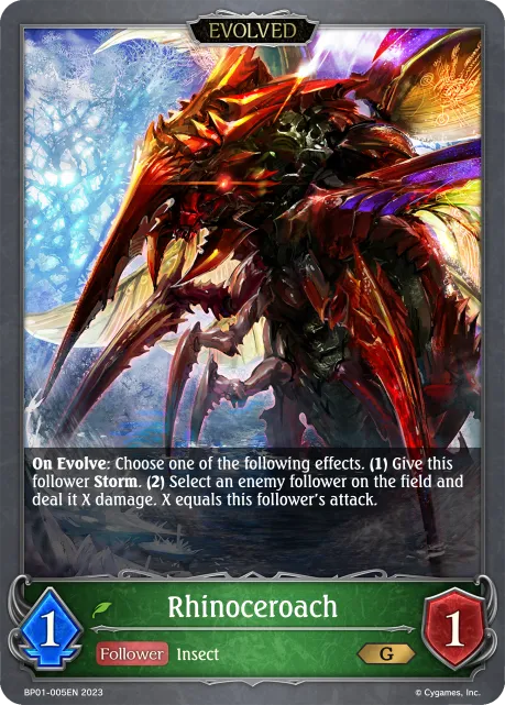 Rhinoceroach