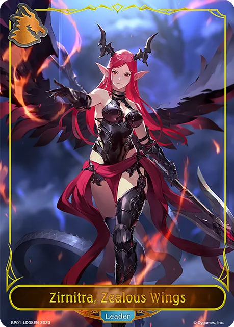Zirnitra, Zealous Wings deck art