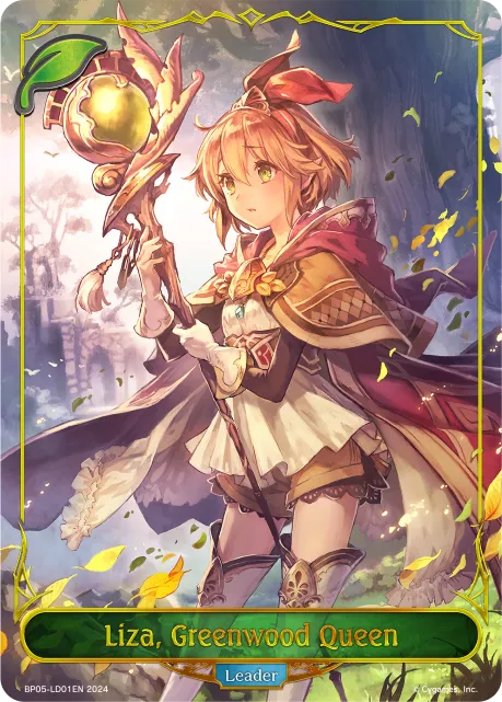 Liza, Greenwood Queen deck art