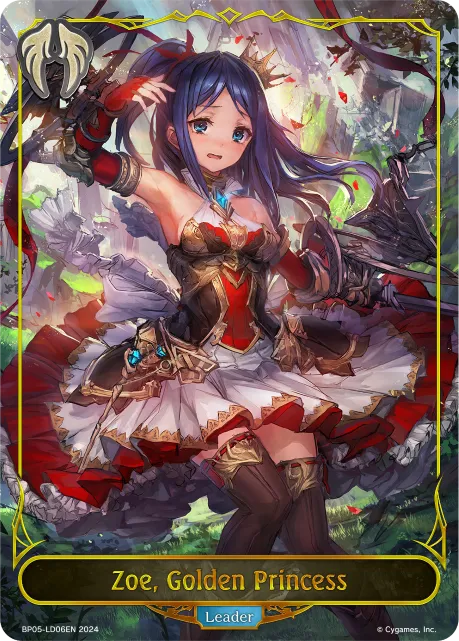 Zoe, Golden Princess deck art