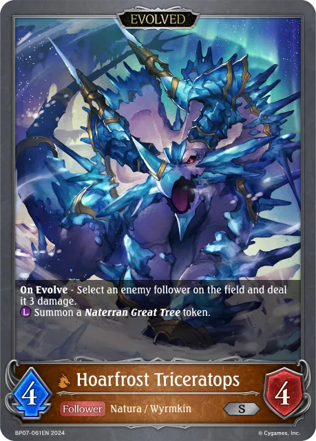 Hoarfrost Triceratops