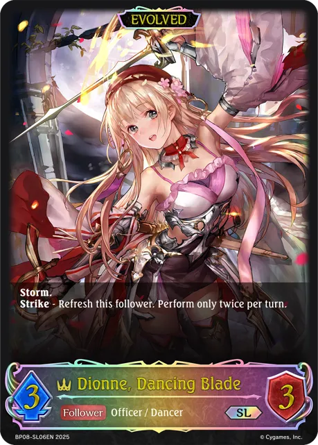 Dionne, Dancing Blade