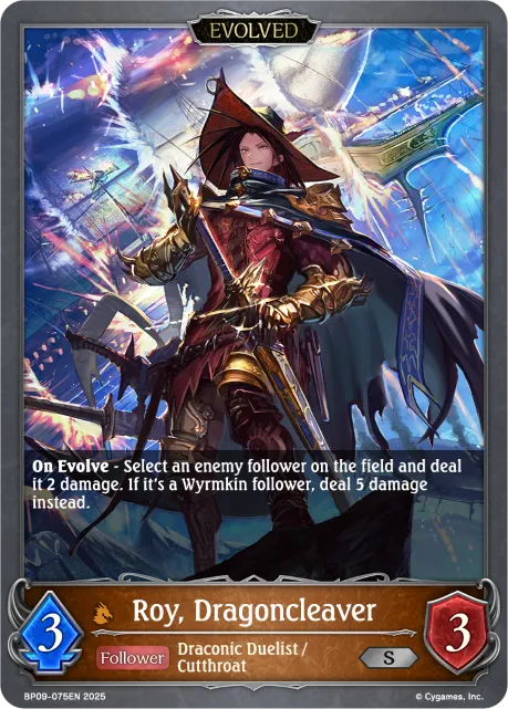 Roy, Dragoncleaver