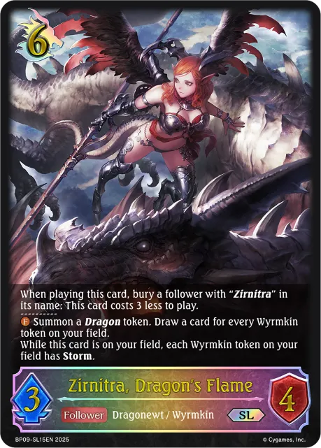 Zirnitra, Dragon's Flame