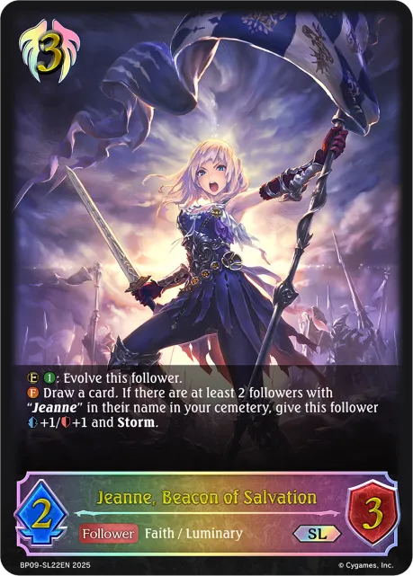 Jeanne, Beacon of Salvation