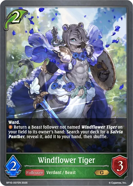 Windflower Tiger