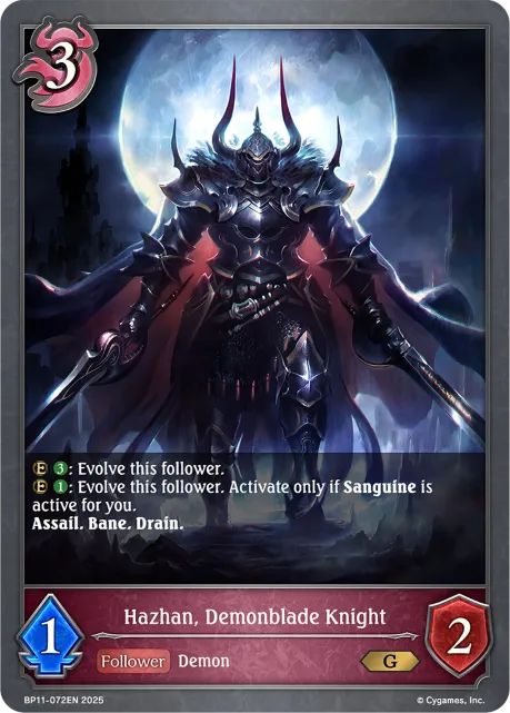 Hazhan, Demonblade Knight