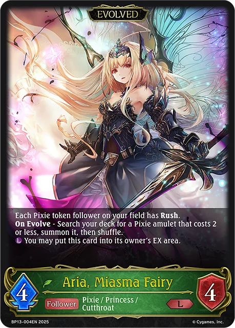 Aria, Miasma Fairy