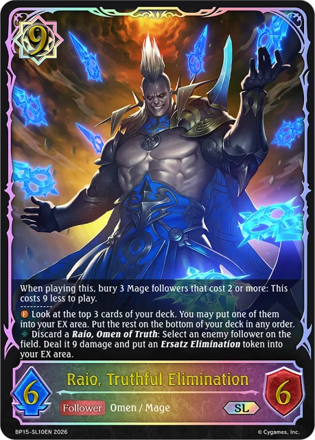 Raio, Truthful Elimination