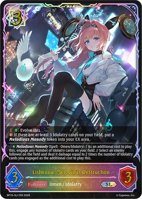 Lishenna, Melodious Destruction