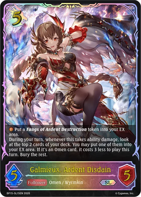 Galmieux, Ardent Disdain
