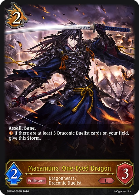Masamune, One-Eyed Dragon