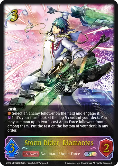 Storm Rider, Diamantes